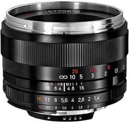 Carl Zeiss Planar T* 50mm f/1.4 ZF.2 Lens for Nikon F - Black