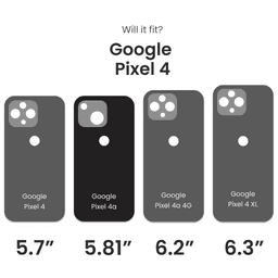 Caseco Antimicrobial Google Pixel 4a Clear Case