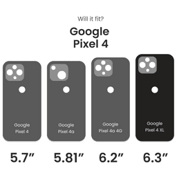 Caseco Antimicrobial Google Pixel 4 XL Clear Case