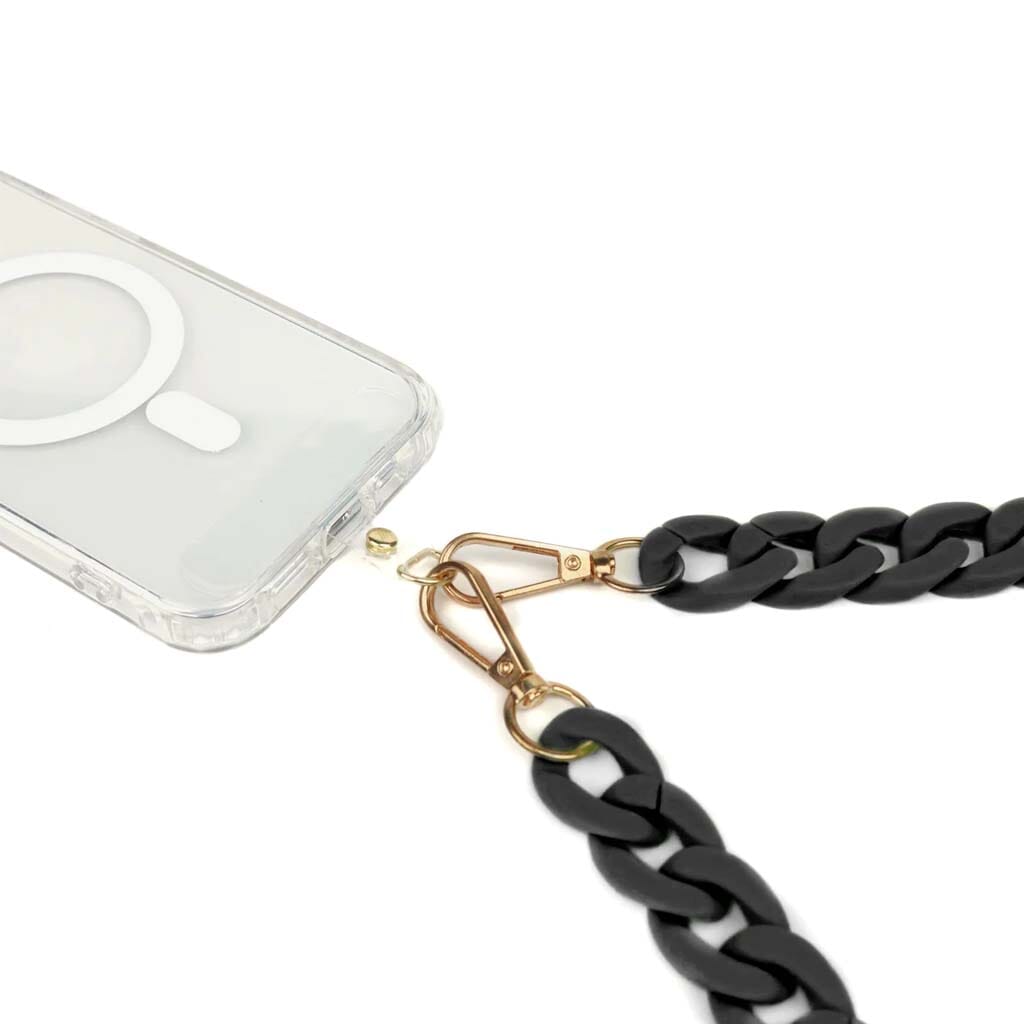 Caseco Black Crossbody Phone Chain - Black