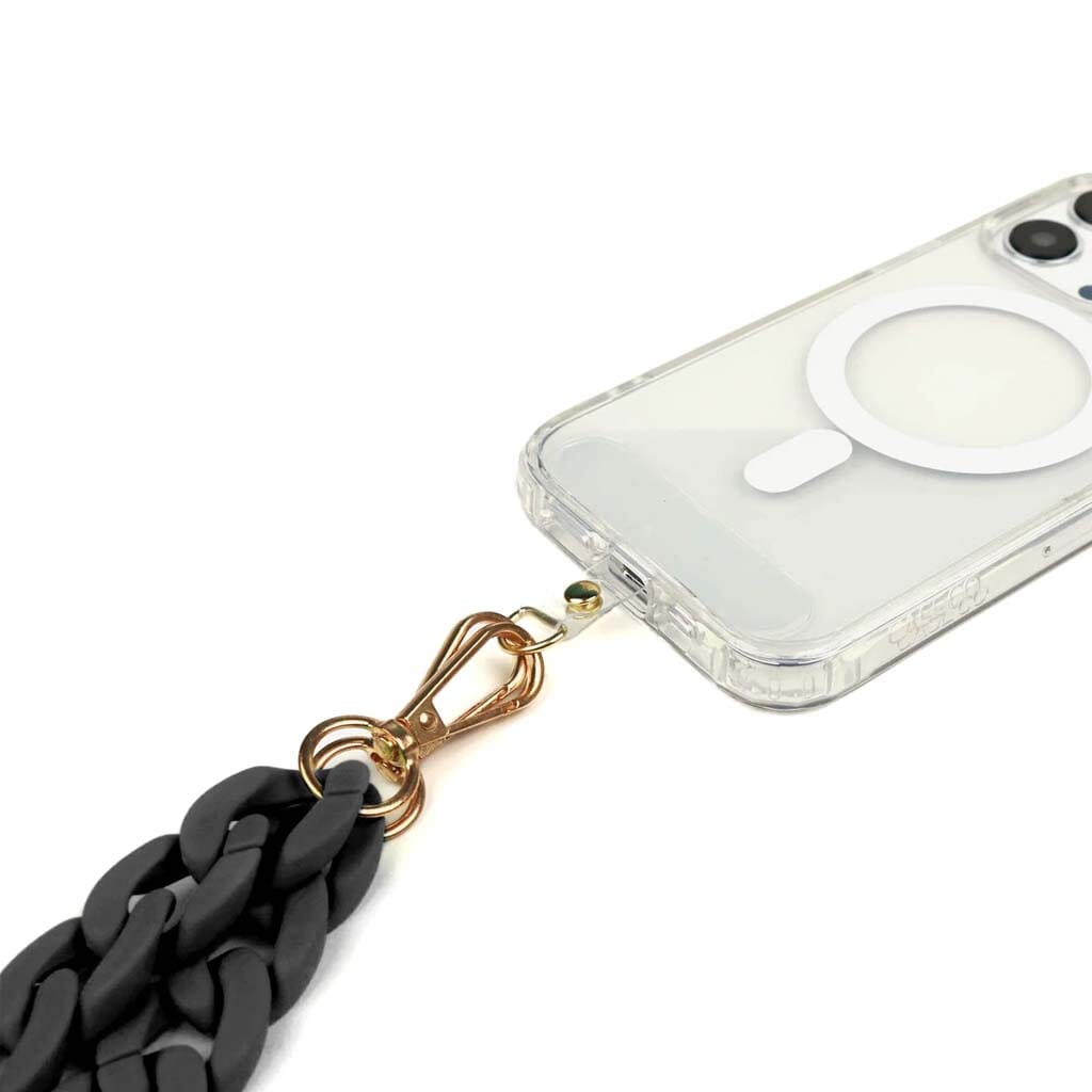 Caseco Black Crossbody Phone Chain - Black