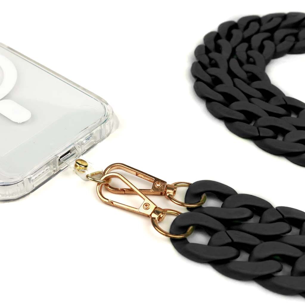 Caseco Black Crossbody Phone Chain - Black