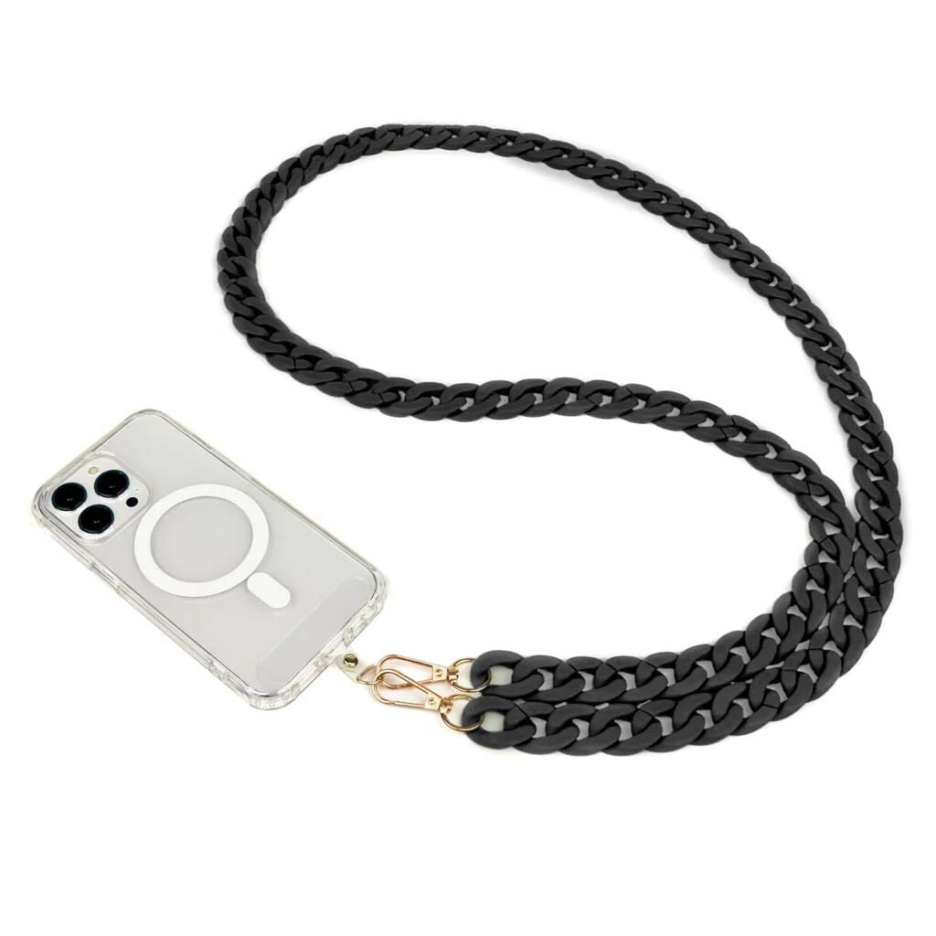 Caseco Black Crossbody Phone Chain - Black