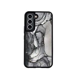 Caseco Black Samsung Galaxy S22 Marble Case