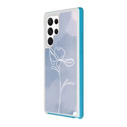 Caseco Blue Flower Samsung Galaxy S22 Ultra Case