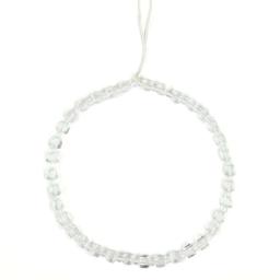 Caseco Clear Stones Pearl Phone Charm - Clear