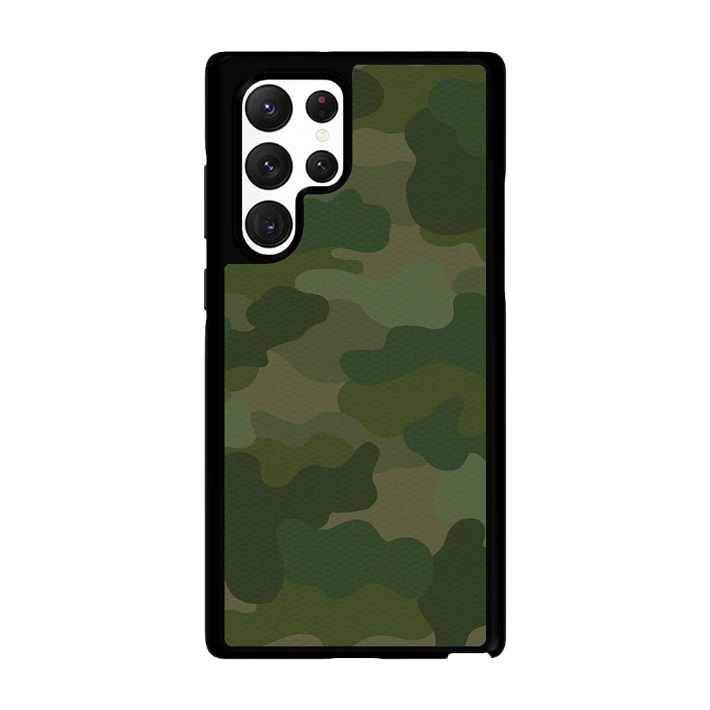 Caseco Green Samsung Galaxy S22 Ultra Camo Case