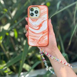 Caseco Hearts Rainbow Pearl Phone Charm - Rainbow