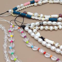 Caseco Hearts Rainbow Pearl Phone Charm - Rainbow