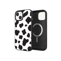 Caseco iPhone 15 Case With MagSafe - Black Cow Print