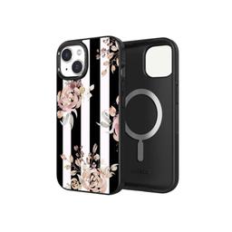 Caseco iPhone 15 Case With MagSafe - Black Flower