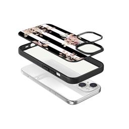 Caseco iPhone 15 Case With MagSafe - Black Flower