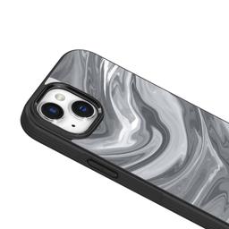 Caseco iPhone 15 Case With MagSafe - Black Swirl