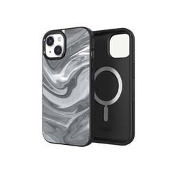 Caseco iPhone 15 Case With MagSafe - Black Swirl