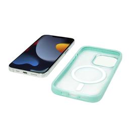 Caseco iPhone 15 Case With MagSafe - Green Swirl - Green