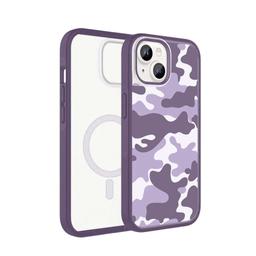 Caseco iPhone 15 Case With MagSafe - Purple Camo