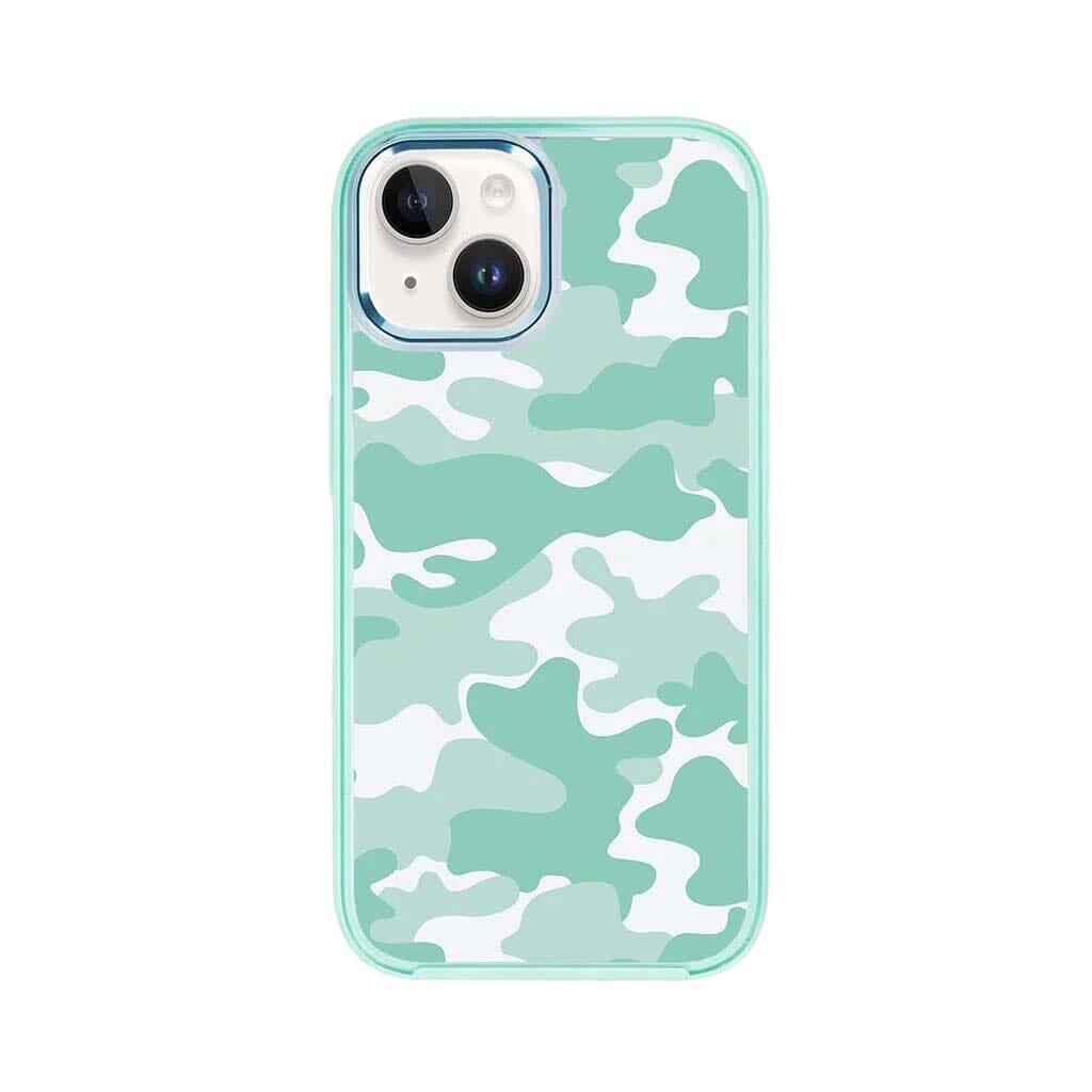 Caseco iPhone 15 Case With MagSafe - Teal Camo - Teal