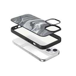 Caseco iPhone 15 Plus Case With MagSafe - Black Swirl