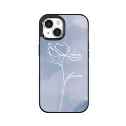 Caseco iPhone 15 Plus Case With MagSafe - Blue Flower