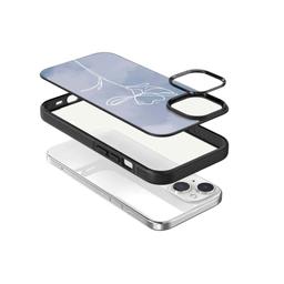 Caseco iPhone 15 Plus Case With MagSafe - Blue Flower