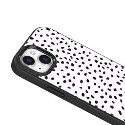 Caseco iPhone 15 Plus Case With MagSafe - White Polka