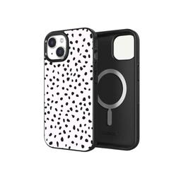 Caseco iPhone 15 Plus Case With MagSafe - White Polka