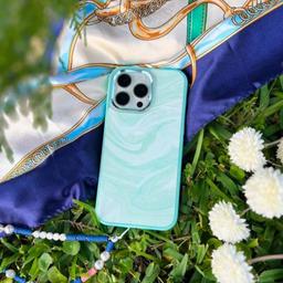 Caseco iPhone 15 Pro Case With MagSafe - Green Swirl