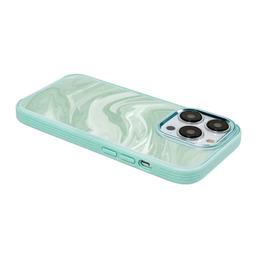 Caseco iPhone 15 Pro Case With MagSafe - Green Swirl