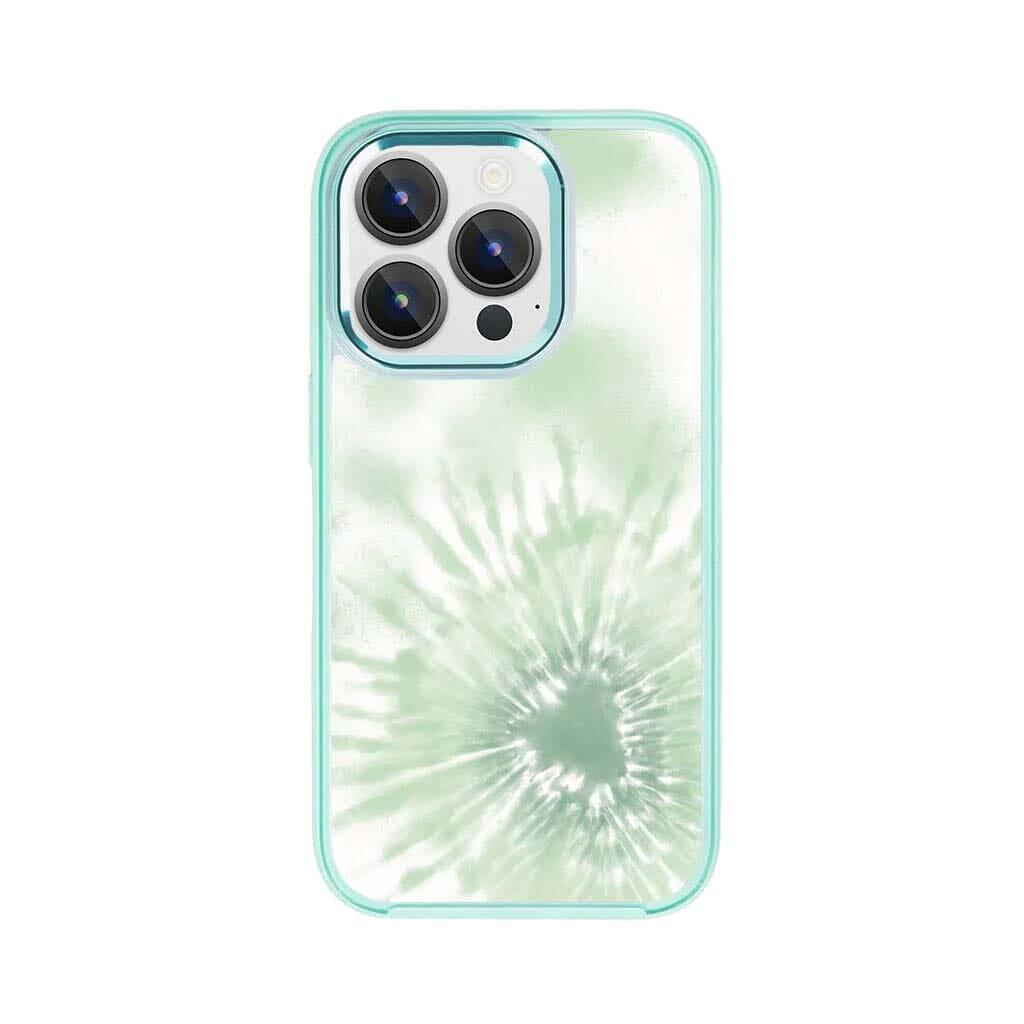 Caseco iPhone 15 Pro Case With MagSafe - Green Tie Dye
