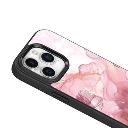 Caseco iPhone 15 Pro Case With MagSafe - Pink Marble - Pink