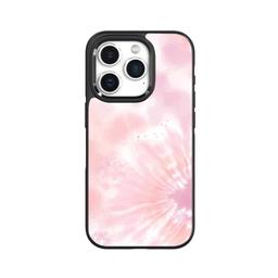 Caseco iPhone 15 Pro Case With MagSafe - Pink Tie Dye - Pink