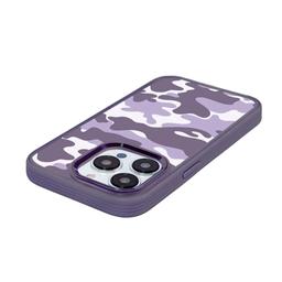 Caseco iPhone 15 Pro Case With MagSafe - Purple Camo
