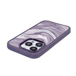 Caseco iPhone 15 Pro Case With MagSafe - Purple Swirl