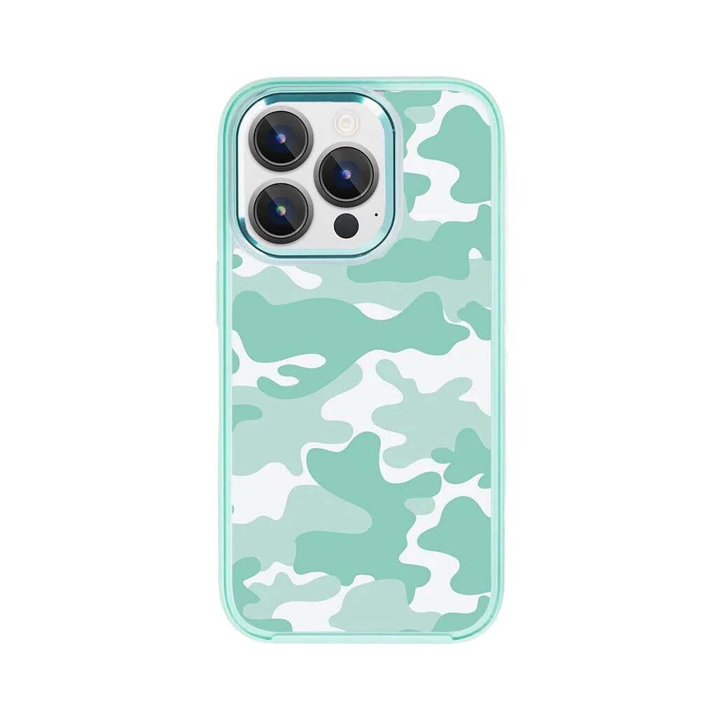 Caseco iPhone 15 Pro Case With MagSafe - Teal Camo