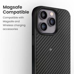 Caseco iPhone 15 Pro Kevlar® Case With MagSafe