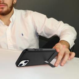 Caseco iPhone 15 Pro Max Kickstand Case With MagSafe - Black