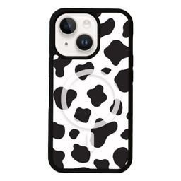 Caseco MagSafe iPhone 13 Black Cow Print Case