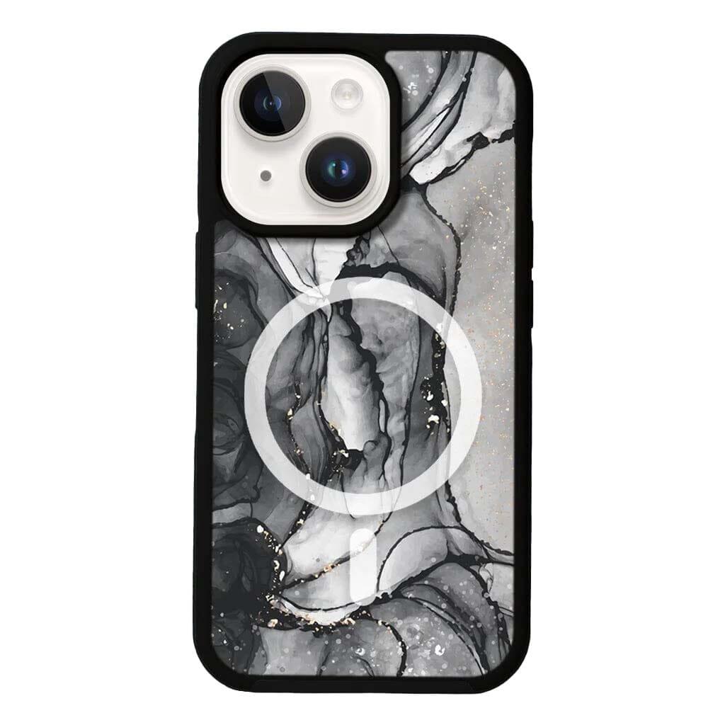 Caseco MagSafe iPhone 13 Black Marble Case