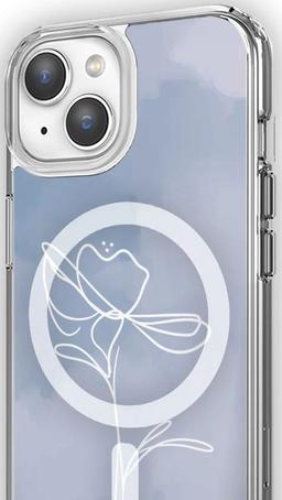 Caseco Blue Flower MagSafe Phone Case for iPhone 13