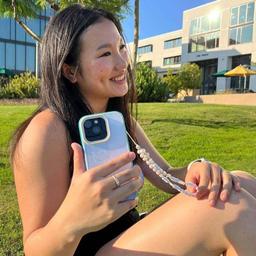 Caseco Blue Flower MagSafe Phone Case for iPhone 13