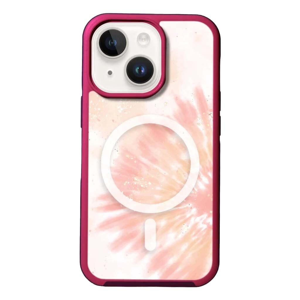 Caseco MagSafe iPhone 13 Orange Tie Dye Case