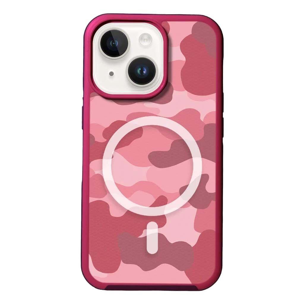 Caseco MagSafe iPhone 13 Pink Camo Case