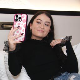 Caseco MagSafe iPhone 13 Pink Cow Print Case - Pink