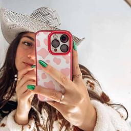 Caseco MagSafe iPhone 13 Pink Cow Print Case - Pink