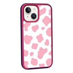 Caseco MagSafe iPhone 13 Pink Cow Print Case - Pink