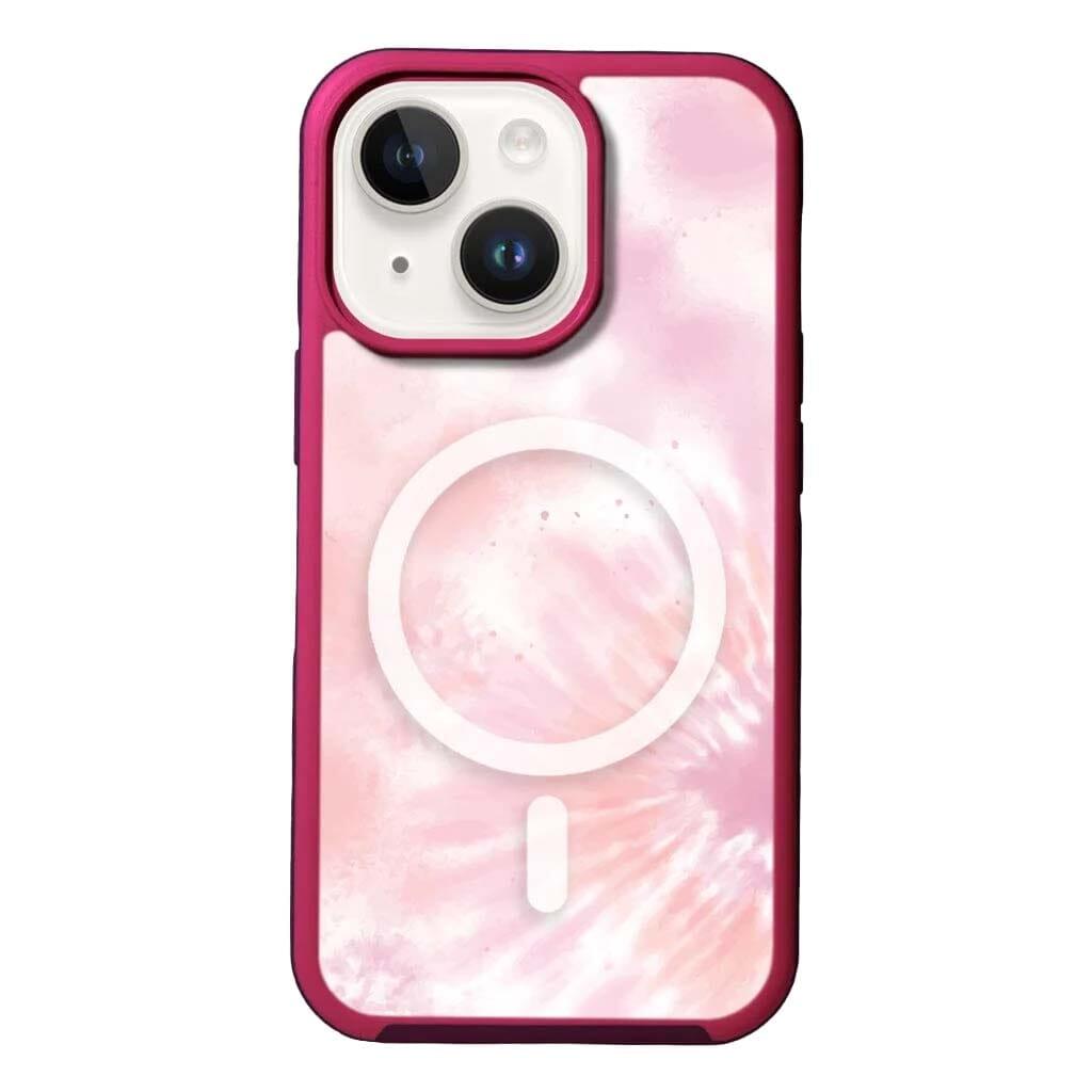 Caseco MagSafe iPhone 13 Pink Tie Dye Case