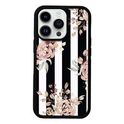 Caseco MagSafe iPhone 13 Pro Black Flower Case