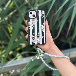 Caseco MagSafe iPhone 13 Pro Max Black Flower Case