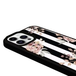 Caseco MagSafe iPhone 13 Pro Max Black Flower Case