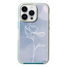 Caseco MagSafe iPhone 13 Pro Max Blue Flower Case
